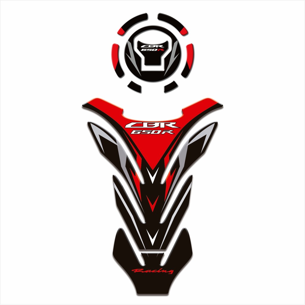 Adesivo Protetor Tanque Tankpad e Bocal 3d Resinado para Moto Honda Cbr 650r Cbr 650 R MS227