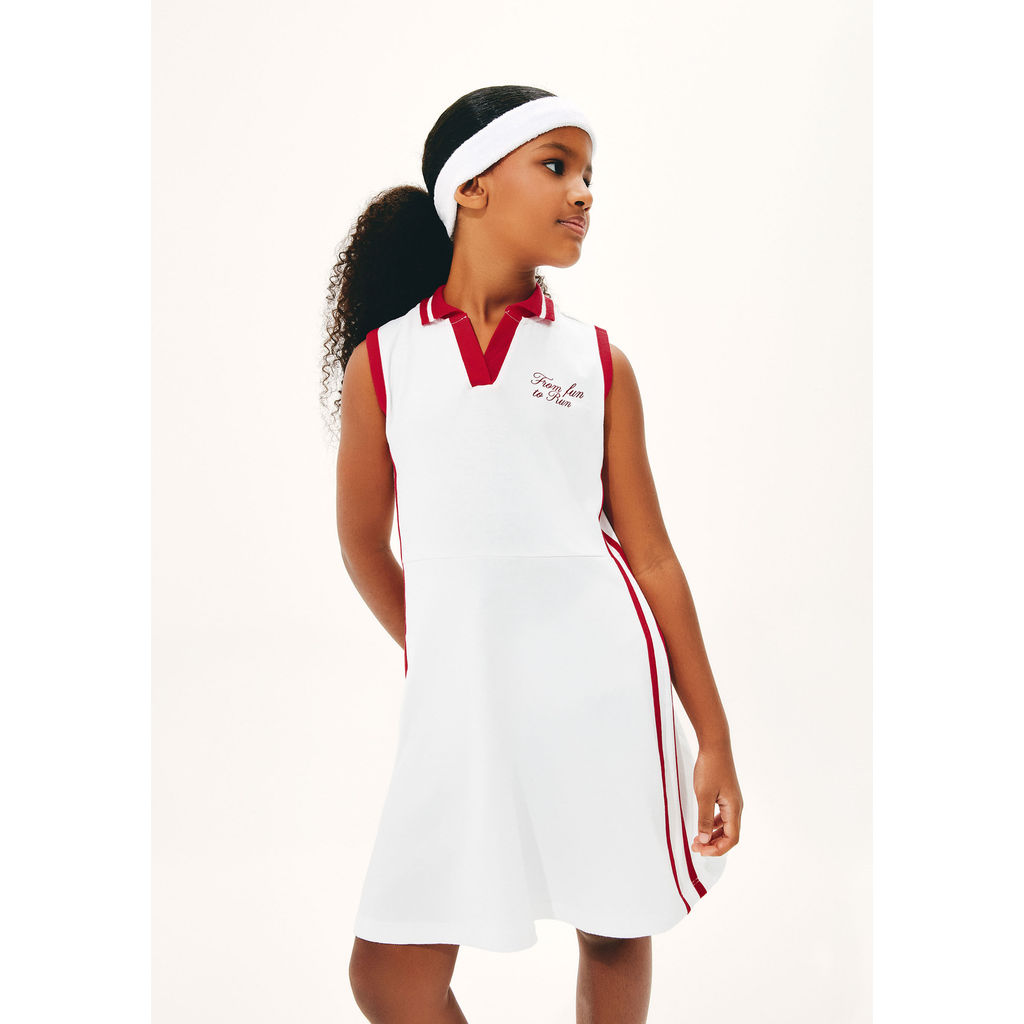 Vestido Infantil Gola Polo Estampado em Oferta na Shopee