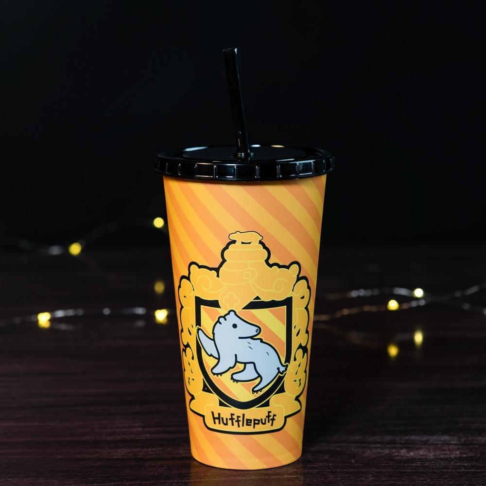 Copo Harry Potter Charms com Canudo 700 ml Plasútil em Oferta na Shopee