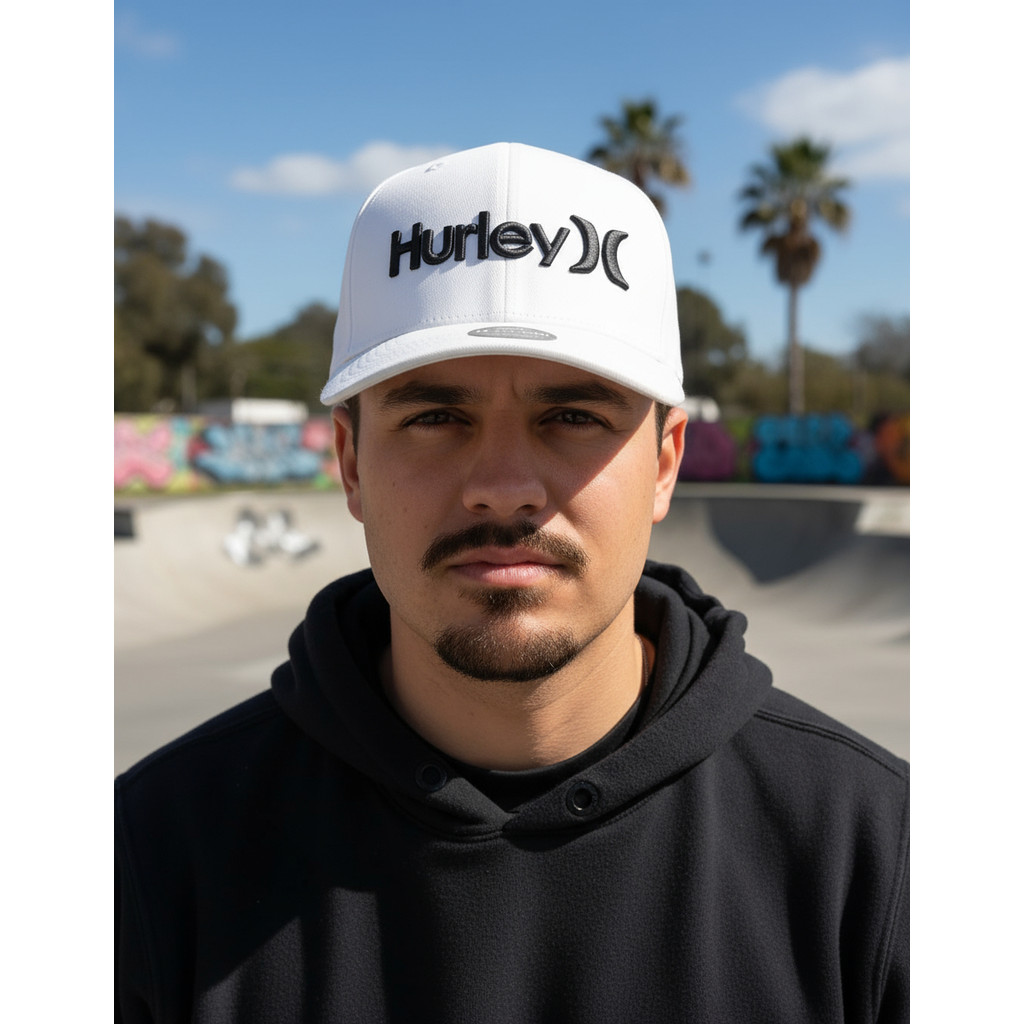 Boné Hurley One & Only Ajustável Aba Curva Surf Skate Top