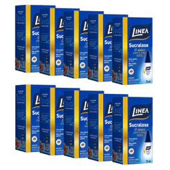 Kit 10 Adoçantes Sucralose Líquido Linea de 75ml