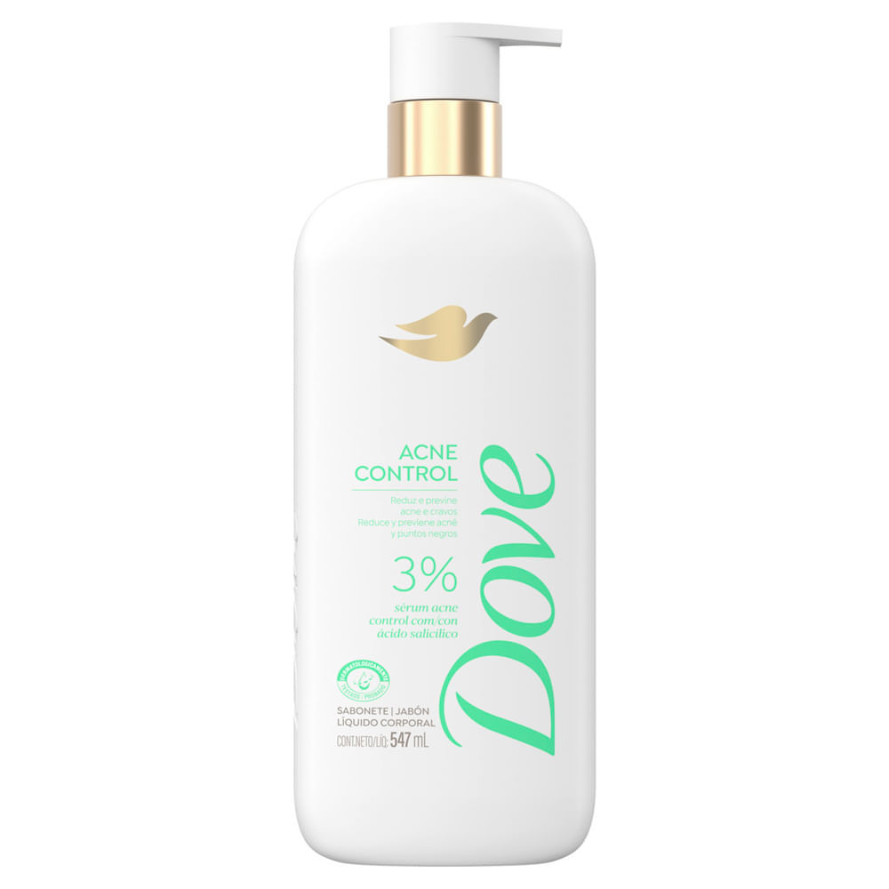 Sabonete Liquido Dove Serum Acne Control Rosto E Corpo 547ml