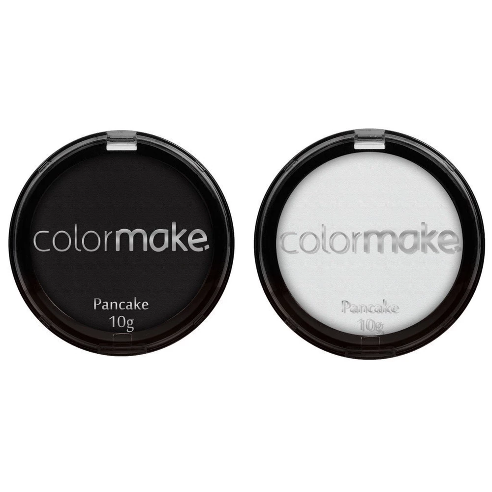 Kit de Pancake Colormake C/ 2 (Preto/Branco)