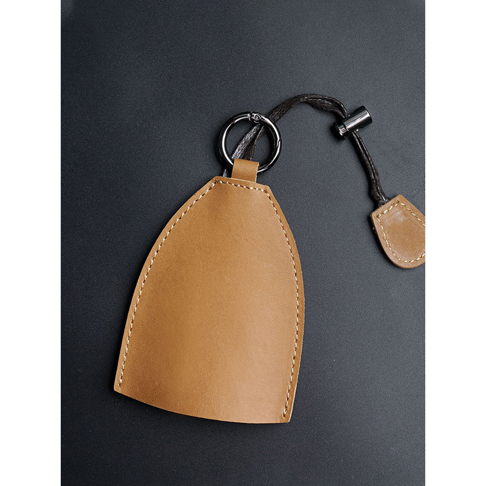 Zhirou capa Universal de couro para chave de carro, espessada, feita à mão, couro genuíno, bolsa para chave de carro, pr