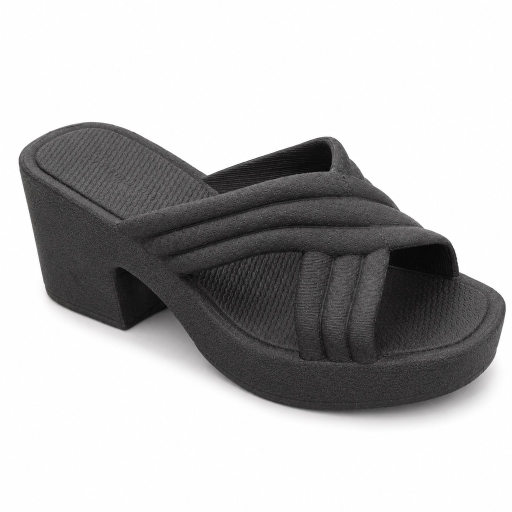 Tamanco Feminino Plataforma Moderna Confortável Leve Sandália Casual