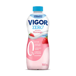 Vigor Iogurte Desnatado Morango Zero Lactose Garrafa 1.1kg