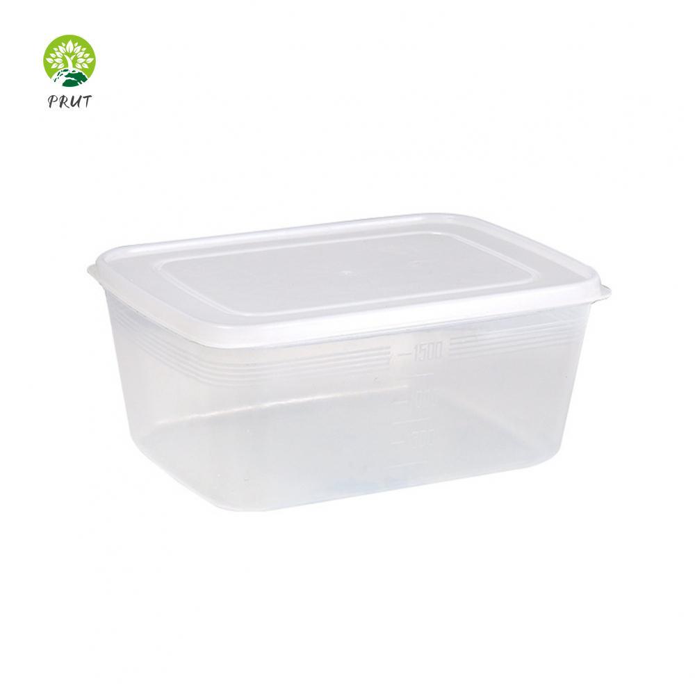 Organizador De Geladeira Retangular De Recipiente De Armazenamento De Alimentos De Plástico De Grande Capacidade