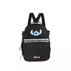 Lancheira Escolar Infantil Pequena Náilon Stitch Disney