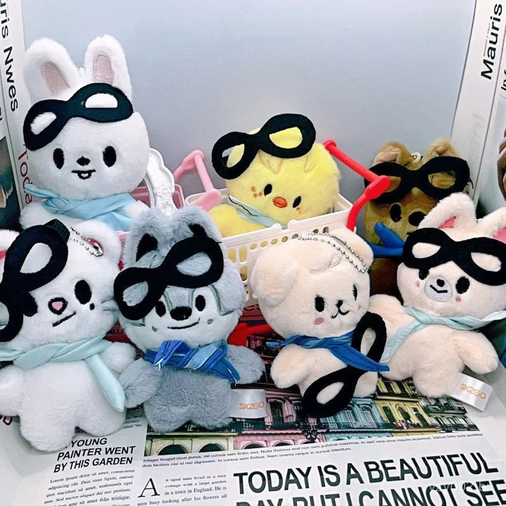 Brinquedo de pelúcia de ídolo Kpop, boneco piloto Stray Kids FM com chaveiro SKZ Felix I.N Bangchan RBKY NE5P