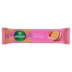 Biscoito Piraquê Morango Recheado 76g