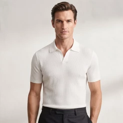 Polo Italiana Original Canelado Premium Camisa Oldmoney