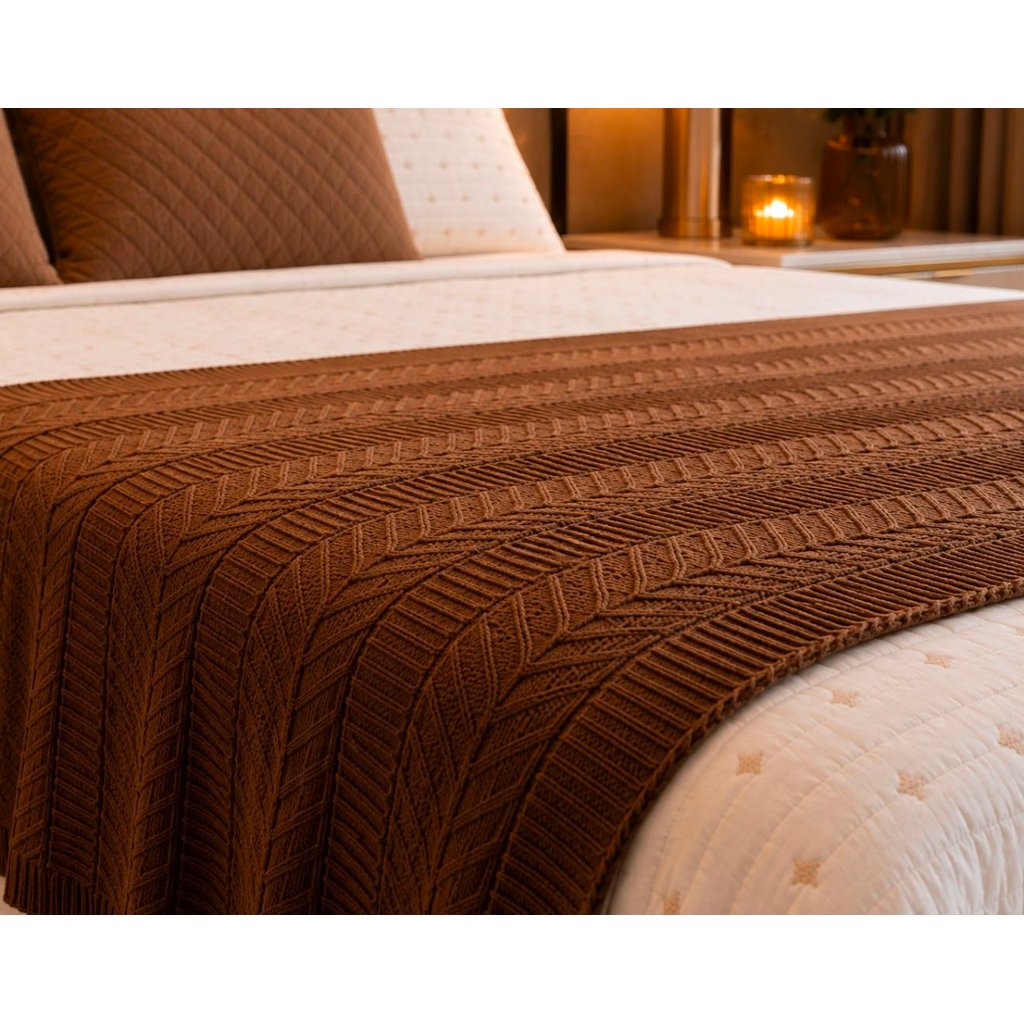 PESEIRA CAMA EM TRICOT MANTA TRANÇADO LUXO SOFÁ OU CAMA