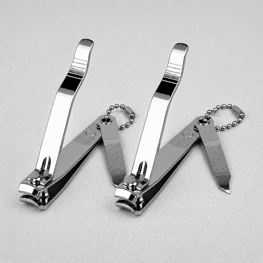 Cortador de Unha Unheiro Grande 3” Premium Resistente com Lixa para Mãos
