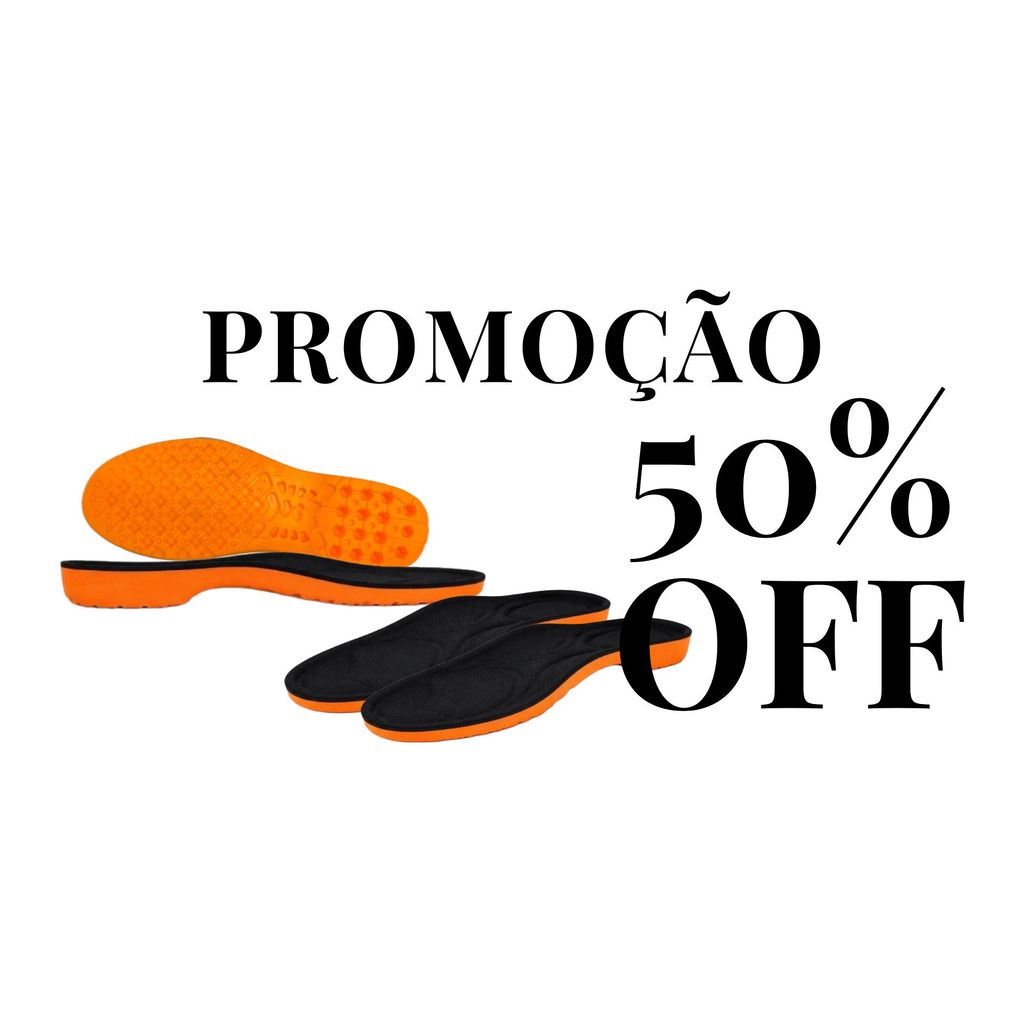 Palmilha Ortopédica Anatomica de Gel P.u Confortável Macia Ideal Para Quem Trabalha em Pé Durante Muitas Horas