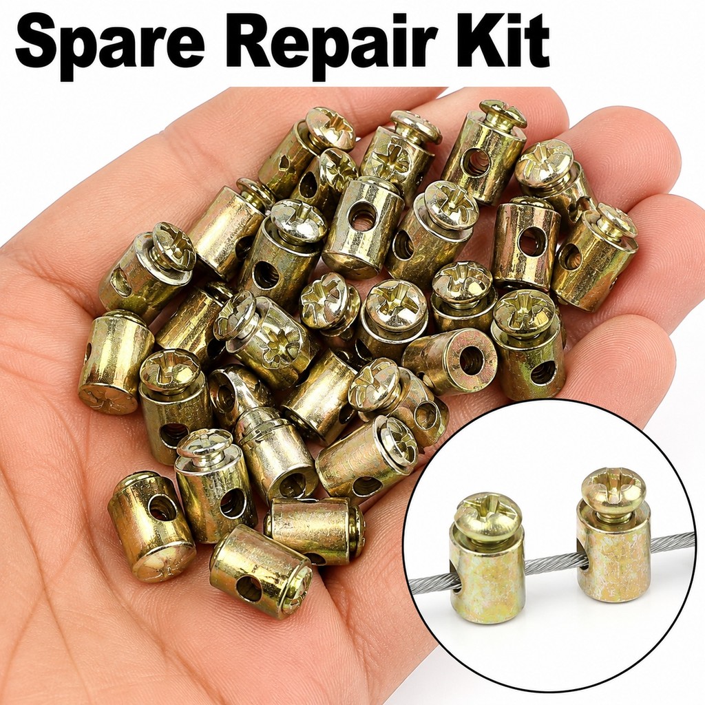10/20 Pcs Fácil Uso Cabo De Embreagem De Motocicleta Conector De Reparo De Cabeça De Fio De Emergência