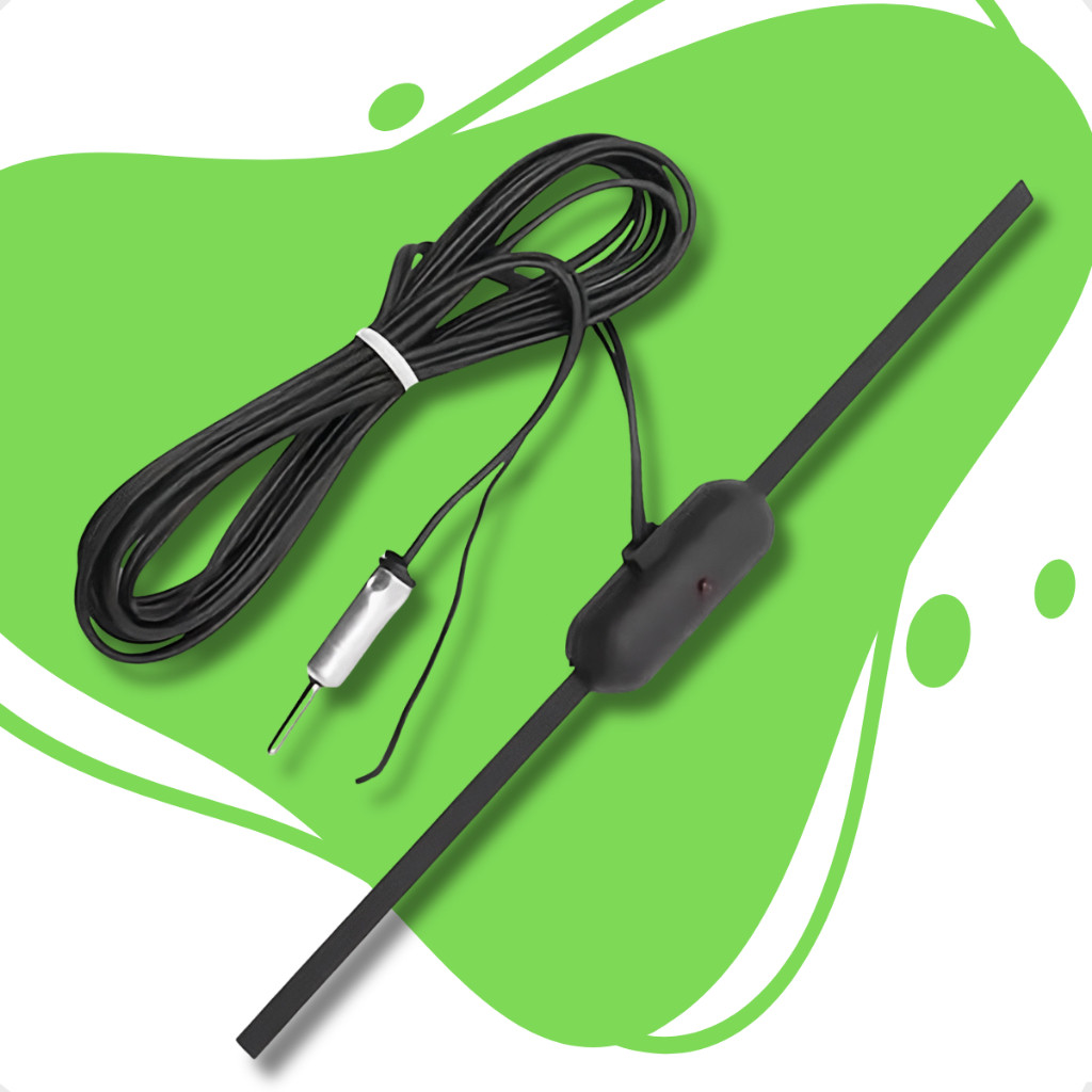 Antena Automotiva Interna Amplificada Am Fm Carro Caminhão Van Universal