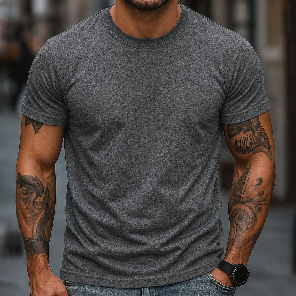 Camisa Masculina Lisa 100% Algodão Casual Dia A Dia Trabalho Escola Academia Streetwear Style Diário
