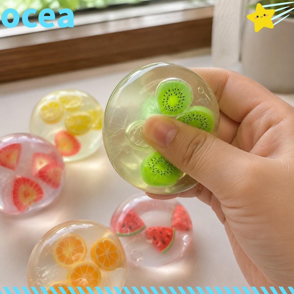 OCEA Anti-Stress Squeeze , Brinquedos Transparentes Para Alívio Do Estresse De Resiliência Lenta , Bolas De Brinquedo