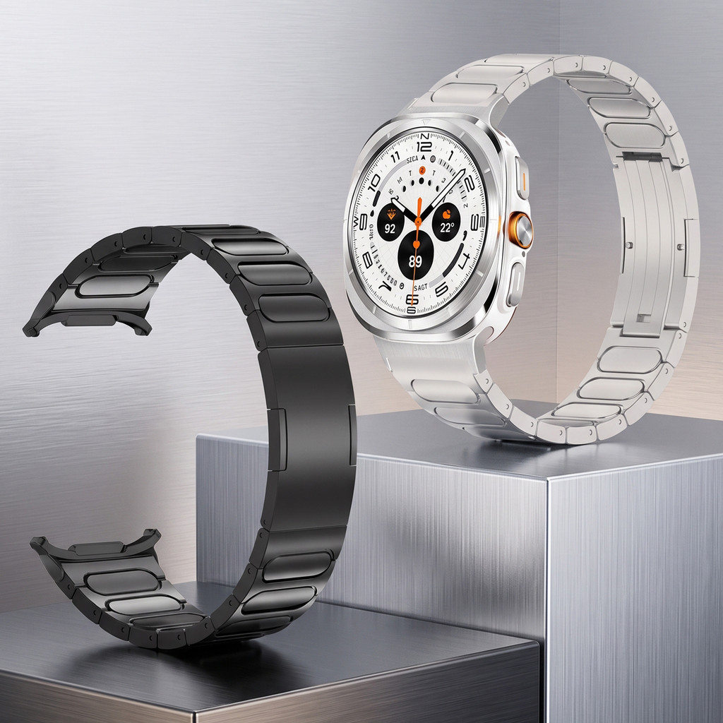 Pulseiras De Relógio De Luxo , Pulseira De Metal Leve Titânio Para Samsung Galax