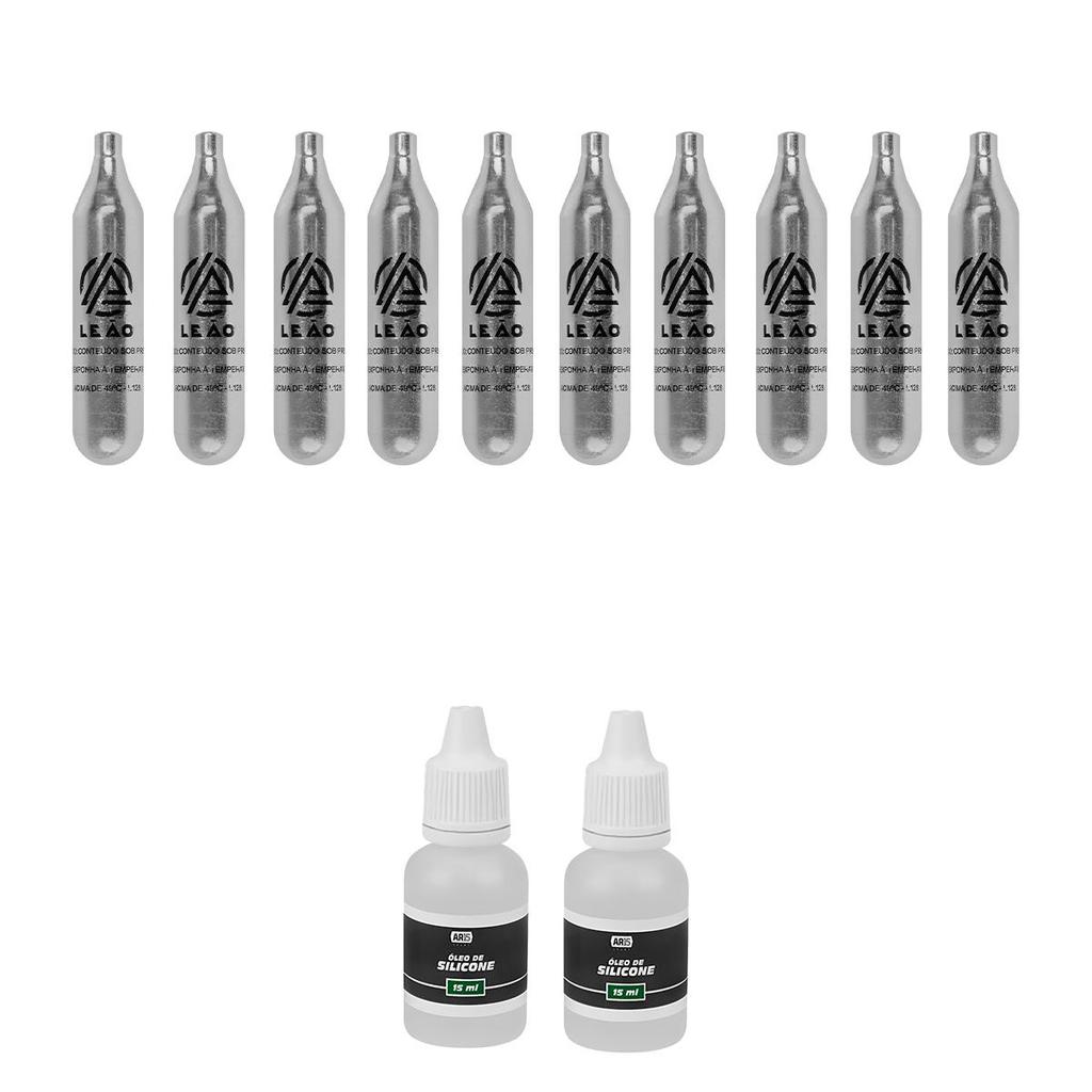 Básico Atirador Ar15 Sport 05: Co2 + Óleo De Silicone