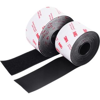 Fita adesiva de velcro de 2 polegadas x 10 pés, fita de montagem resistente, tiras adesivas interligadas, base adesiva p
