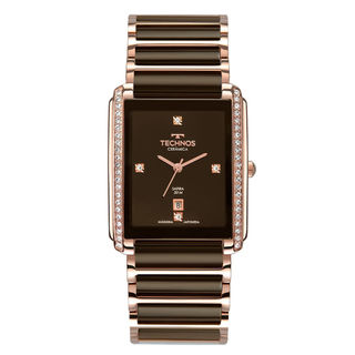Relógio Technos Feminino Cerâmica Rosé - GN10AZ/1M