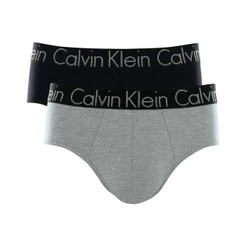 Kit com 2 Cuecas Brief Cotton Calvin Klein Kit Cueca Masculina Adulto Algodão Premium Original