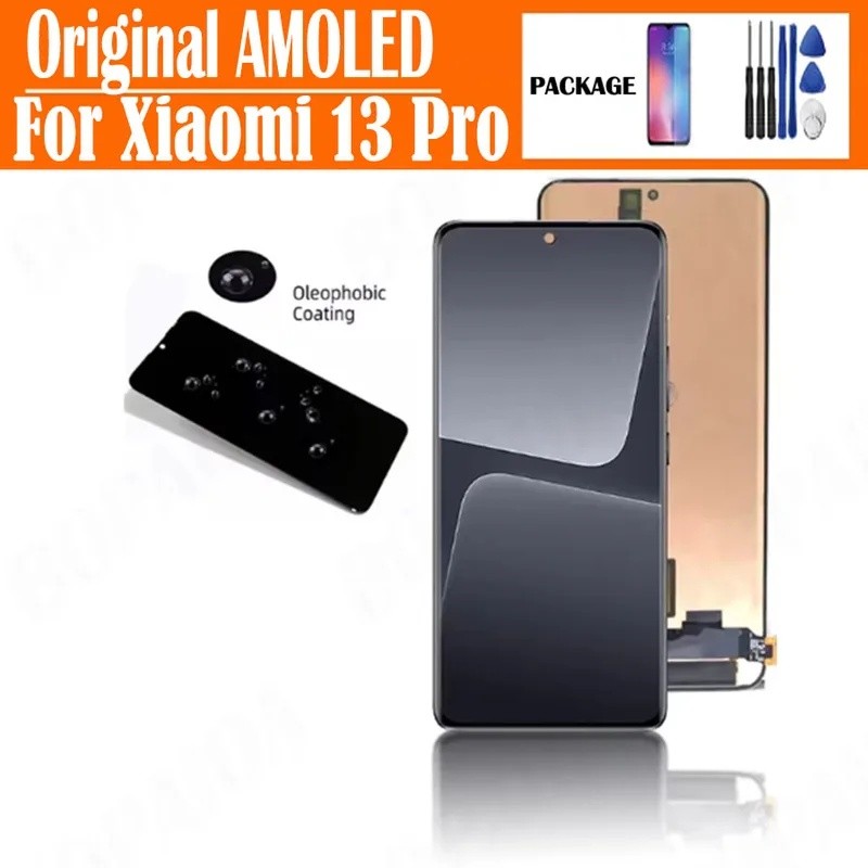 Tela AMOLED De 6.73'100 % Testada Para Xiaomi 13 pro LCD 2210132G , 2210132subst