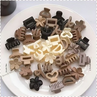 30 Mini Presilhas Decorativas Sortidas Modernas - Pacote Minimalista Acessório Cabelo Feminino Plástico Cores Mistas Pen