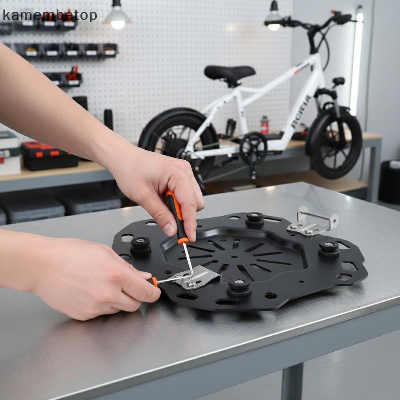 1 Conjunto De Barras De Suporte Para Motocicleta , Fixadores Mala Lateral , Kit Porta-Malas Resistente Motocicletas De A