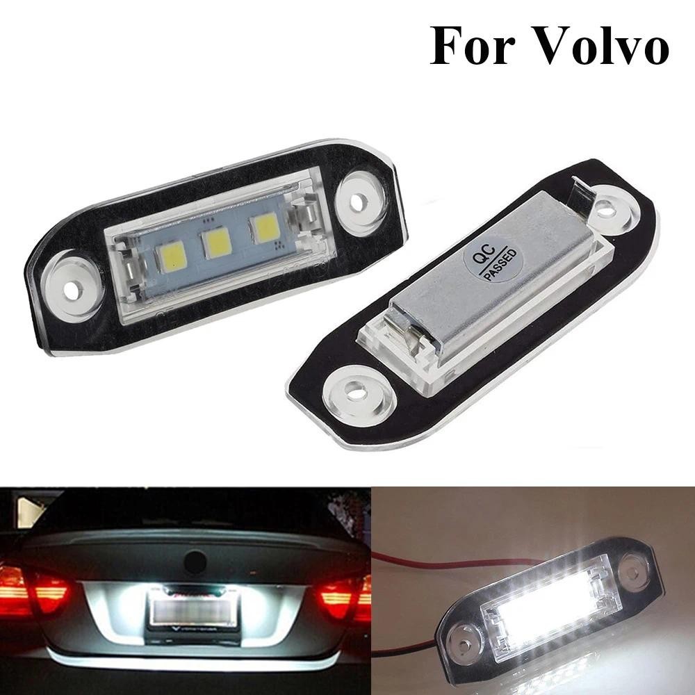 2 Pçs Carro LED Número Lâmpada Luzes Da Placa De Licença Acessórios Automóveis Para Volvo S80 XC90 S40 V60 XC60 S60 C70 