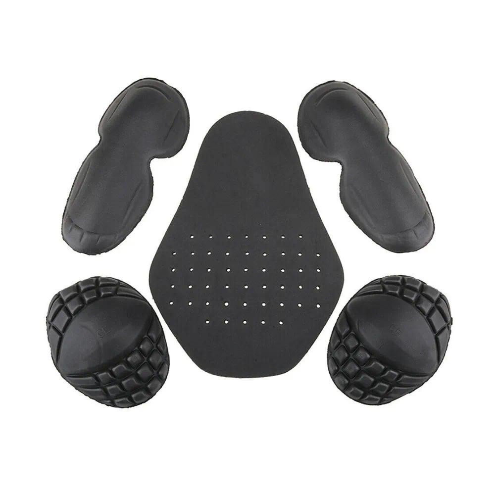5 Pçs 1 Conjunto Armadura Da Motocicleta Jacke-t Inserir Protetor Traseiro Engrossar Alta Elasticidade Rider Volta Colun