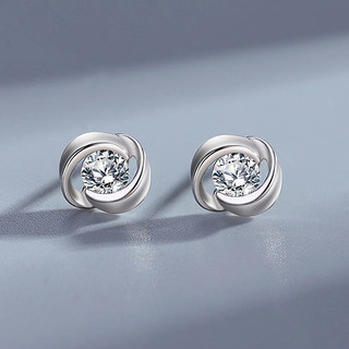 PT950 brincos de platina feminino amor coração brincos 18K platina luz luxo nicho Design High-End sentimento livre colhe