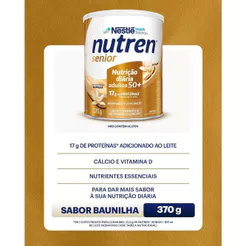 Nutren Senior Complemento Alimentar Baunilha 370g