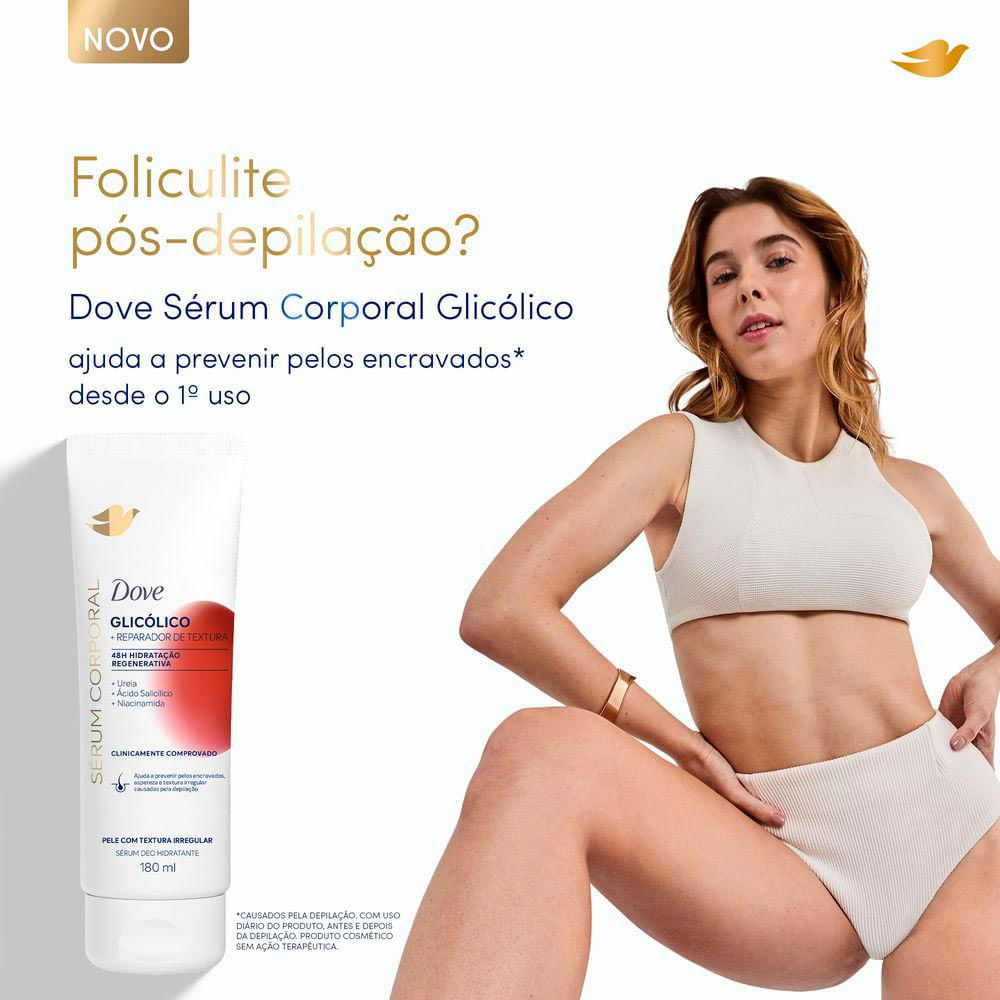 Sérum Corporal Deo Hidratante Dove Glicólico Reparador de Textura Pele com Textura Irregular 180ml · foto 2