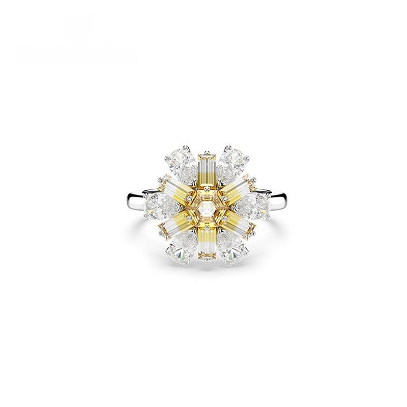 Anel 25J, Anel Idyllia, Anel de Cristal, Anel de Prata 925, Anel de Cristal, Anel de Prata, Anel de Joia com Diamante, A