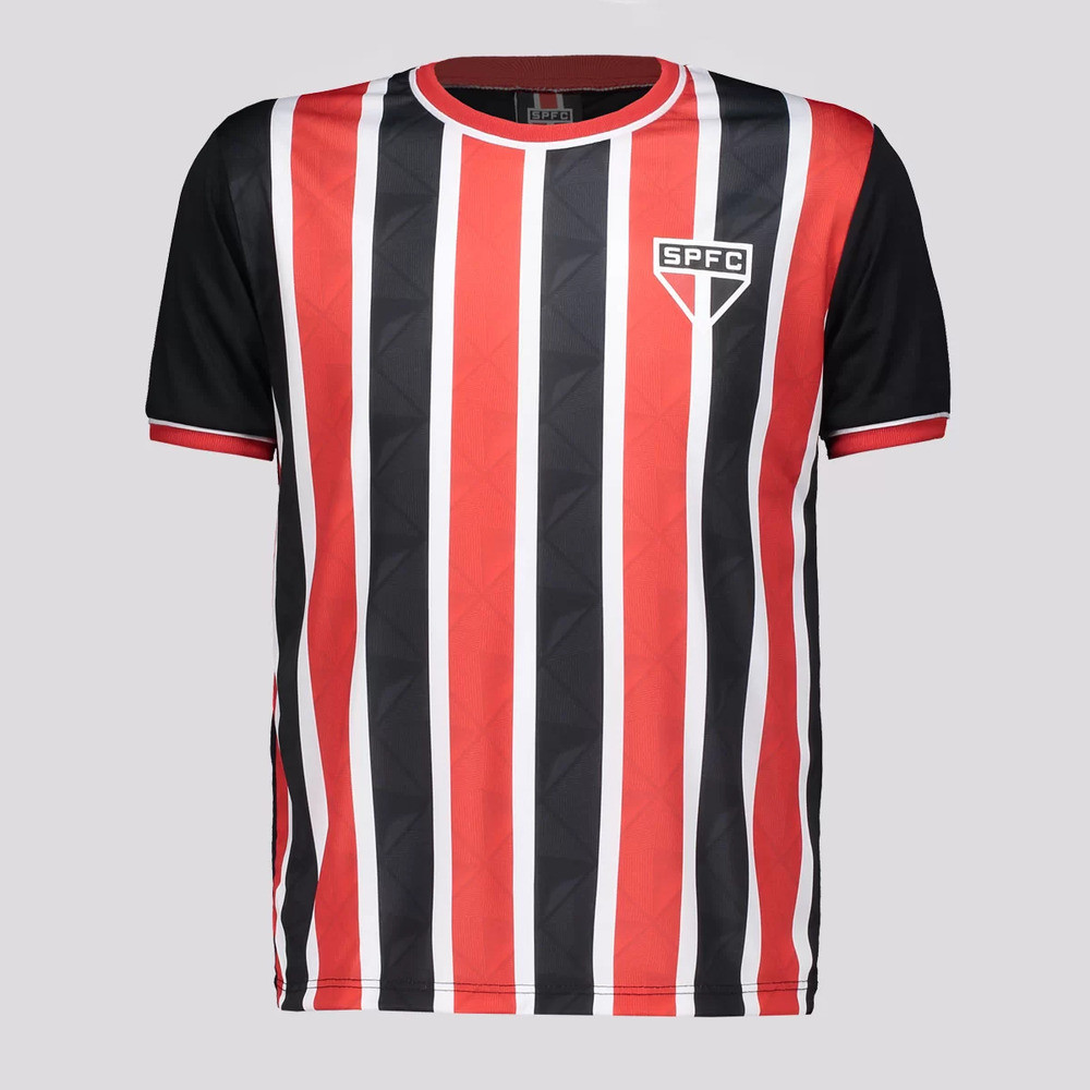 Camiseta São Paulo Classmate Infantil Listrada Oficial +NF