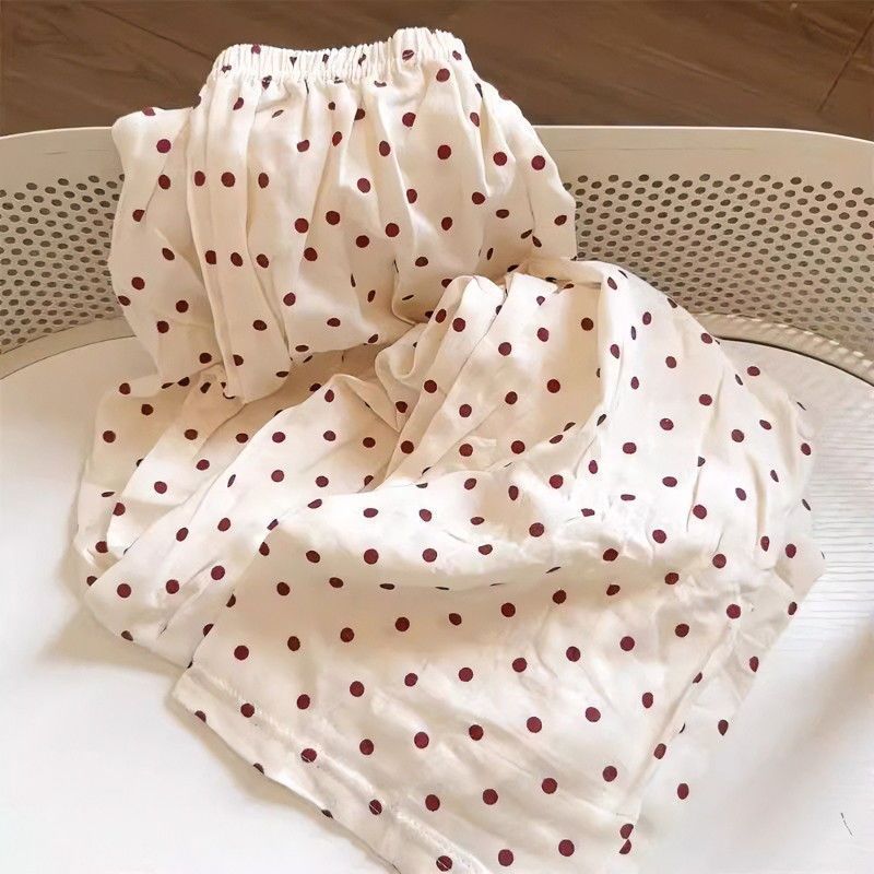 Pijamas de outono calças de manga comprida doce bonito Super macio Cardigan nuvem algodão Homewear terno