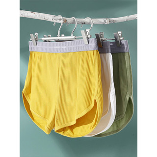 Shorts masculinos verão solto casa seta calças de algodão puro calças de três pontos calças de pijama meninos Boxer Brie