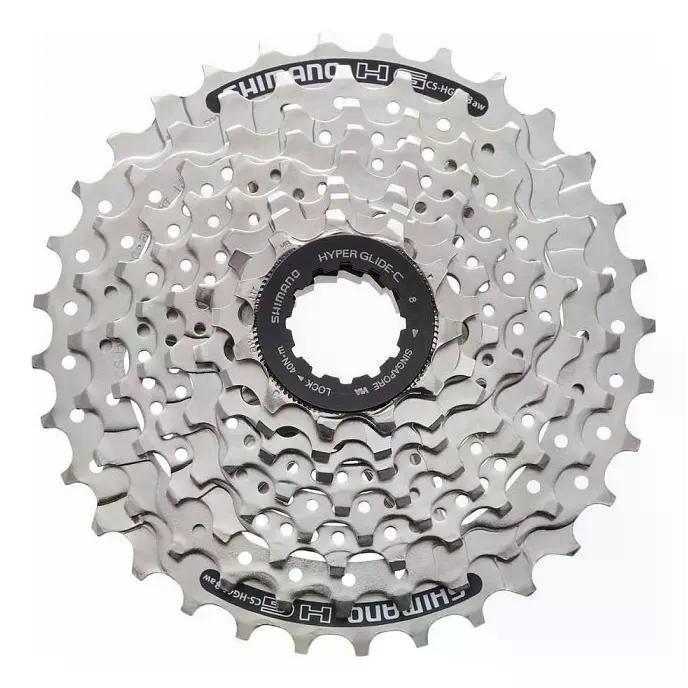 Cassete Shimano Altus CS-HG201 9v 11-36D HyperGlide K7 Prata