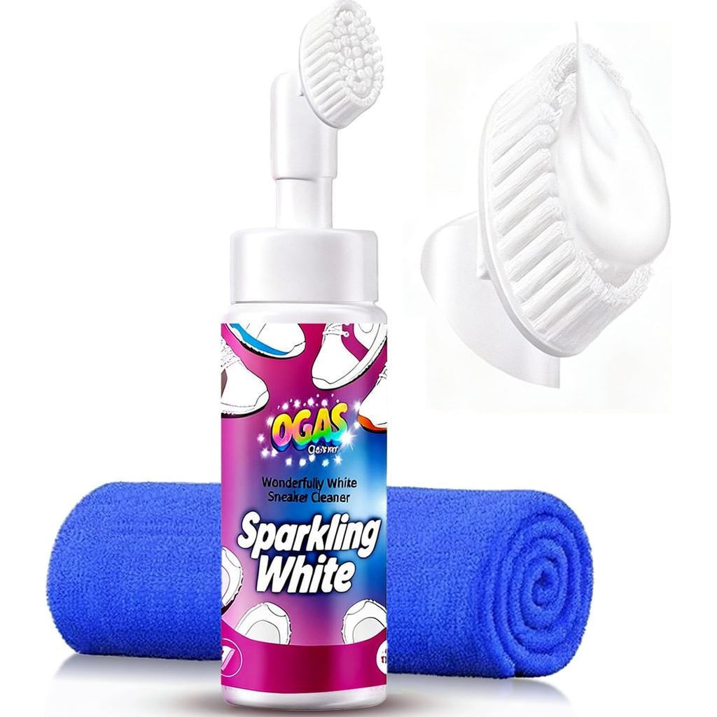 Limpador de superfície de calçados sem água, adequado para tênis, calçados de corrida, sapatos de golfe, calçados de PU 