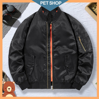 Bag Cover Design Jacket Mobile Phone Wallet Keys Men's Baseball Casual Stand Collar Zipper Coat with Pockets Ribbed Cuff