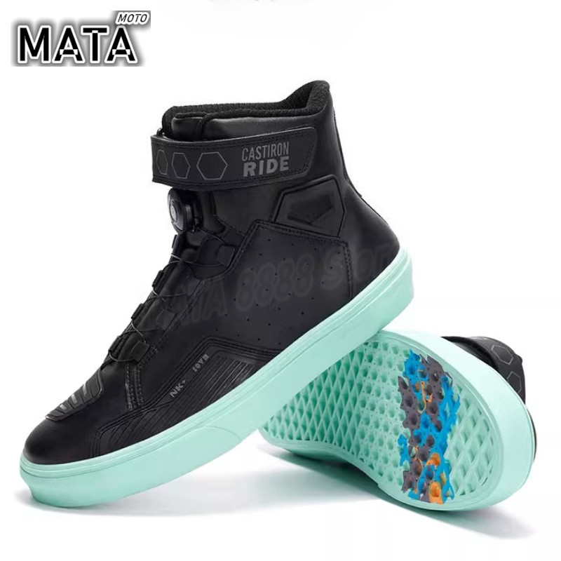 Sapatos De Motocicleta Masculinos Botas Femininas Equipamentos De Ciclismo De Equitação Resistente Ao Desgaste Corrida A