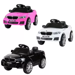Carro Elétrico Infantil Marcha Frente/Ré 6v Controle Remoto Bluetooth Led Até 30kg Turbo Maxi Toys