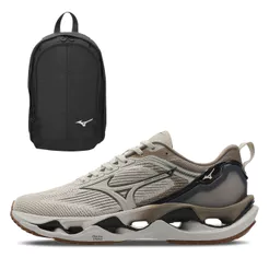 Kit 1 Tênis de Corrida Mizuno Wave Stratos 3 e 1 Mochila Mizuno Fun New