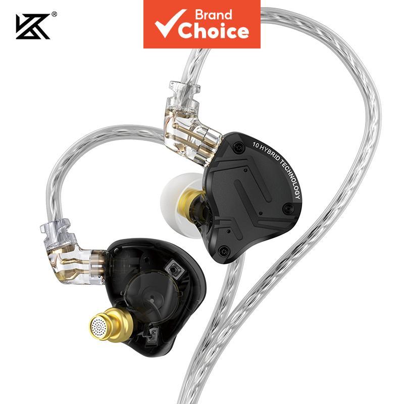 KZ ZS10 PRO X Fone de Ouvido HIFI, Intra-auricular, Esportivo, Cancelamento de Ruído, Fones de Ouvido com Fio, Cabo