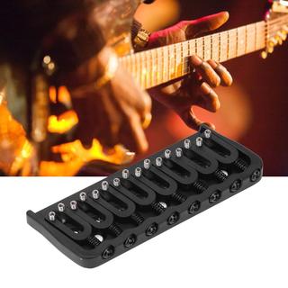 Irfora 8 cordas sela ponte através do corpo hardtail substituição para guitarra elétrica metal com parafusos e chave