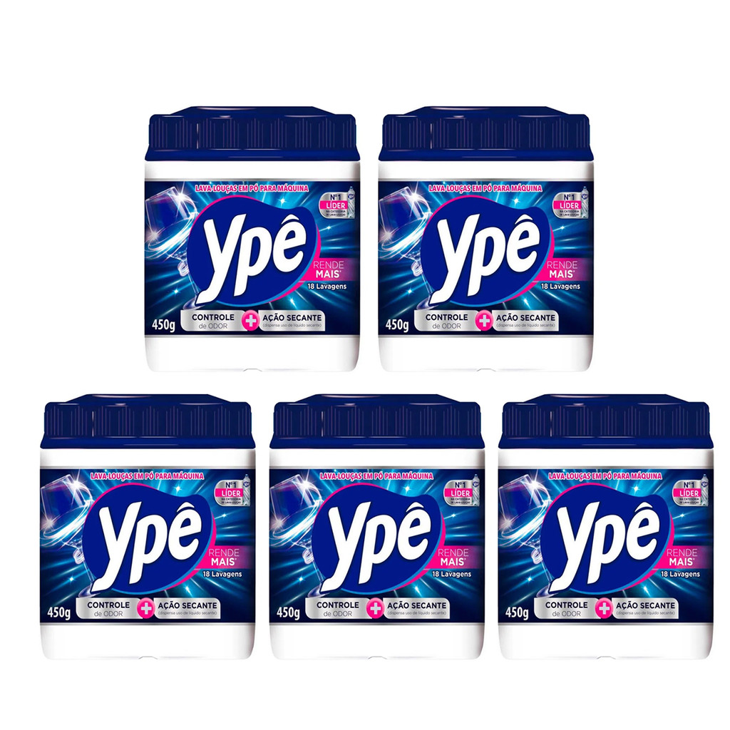 Kit Lava Louças em Pó para Máquina 450g cada - Ypê
