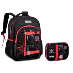Kit Mochila de Costas Com Estojo One Piece-Clio Style
