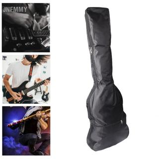 Jnfmmy Karlak bolsa preta para baixo, tecido oxford, leve, camada única, mochila de guitarra com alça ajustável para